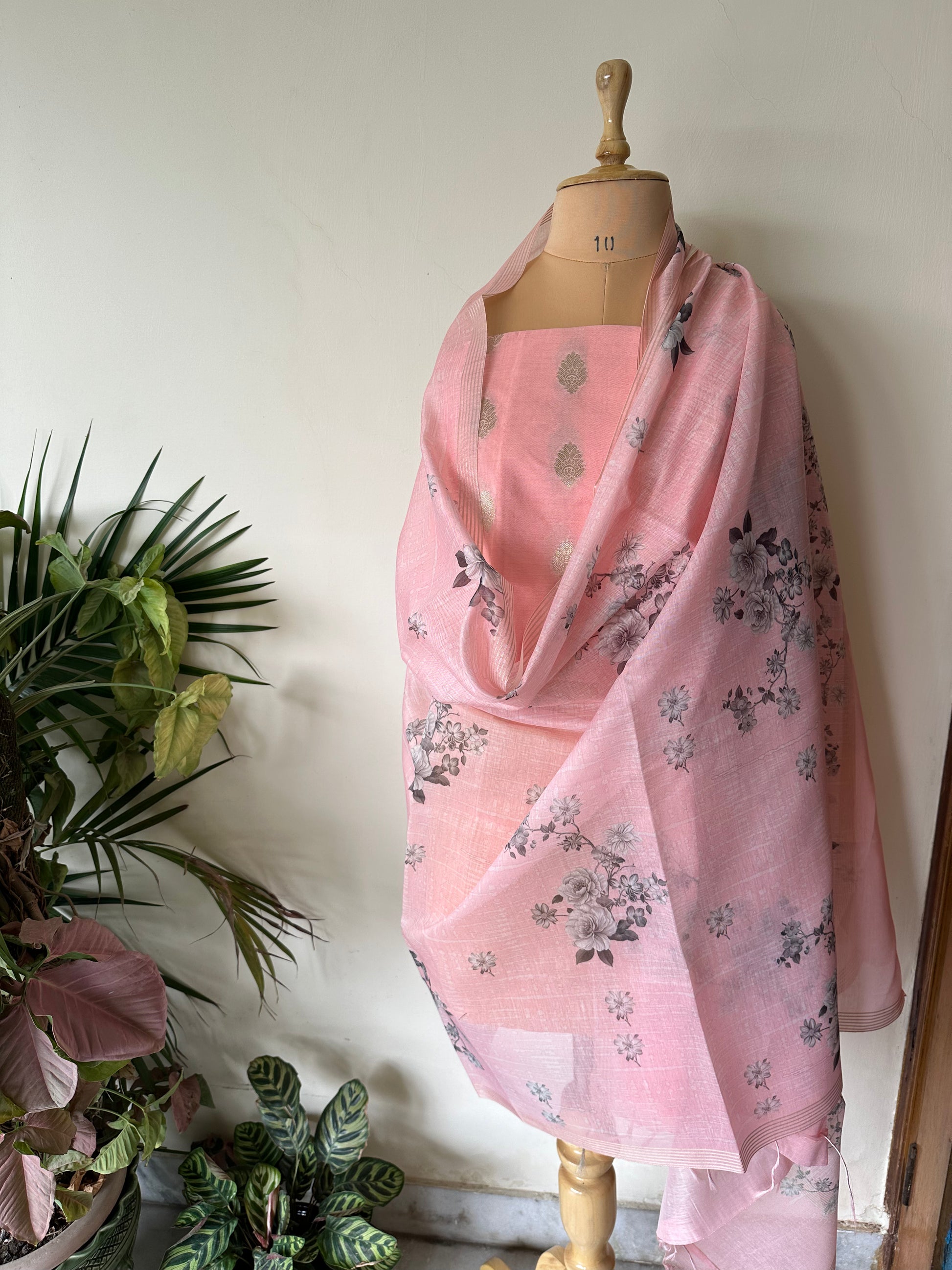 Banarasi cotton suit, Banarasi suit set, Banarasi kurta dupatta, Banarasi cutwork kurta, unstitched Banarasi cotton suit, Indian ethnic wear for women, peach Banarasi suit, purple Banarasi cotton set, Banarasi cotton salwar kameez, Banarasi kurta set, Banarasi suit for summer, daily wear Banarasi cotton suit, semi-formal ethnic wear, Banarasi dupatta suit, cotton Banarasi outfit, Banarasi ethnic fashion, lightweight Banarasi cotton dress, Indian kurta set, Banarasi cotton material, Banarasi cotton dress mat